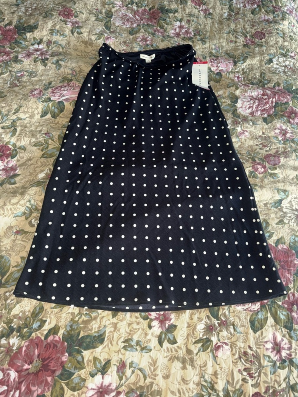 Women’s black Polka Dot Skirt Aeropostale